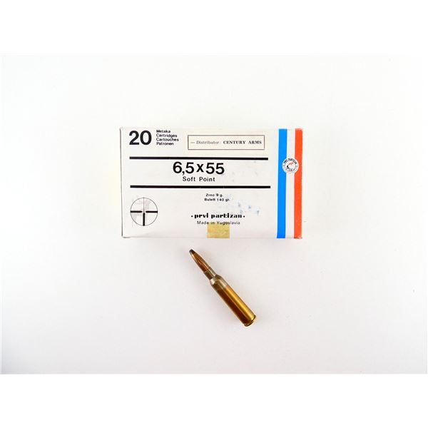 PRVI PARTIZAN 6.5X55MM AMMO LOT