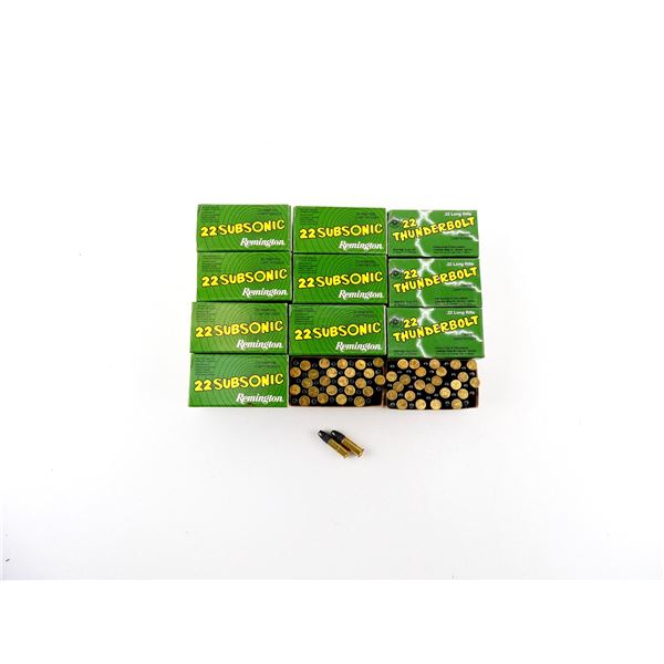 ASSORTED REMINGTON .22 LR AMMO LOT