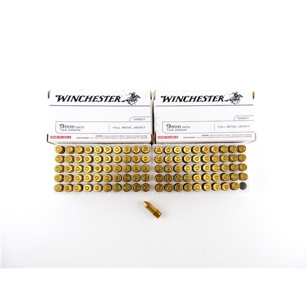 WINCHESTER 9MM NATO AMMO LOT