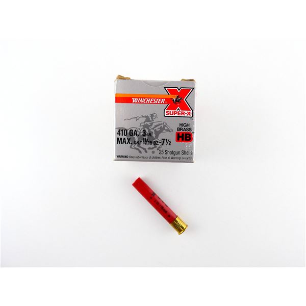 WINCHESTER .410 GAUGE 3" SHOT SHELL AMMO LOT