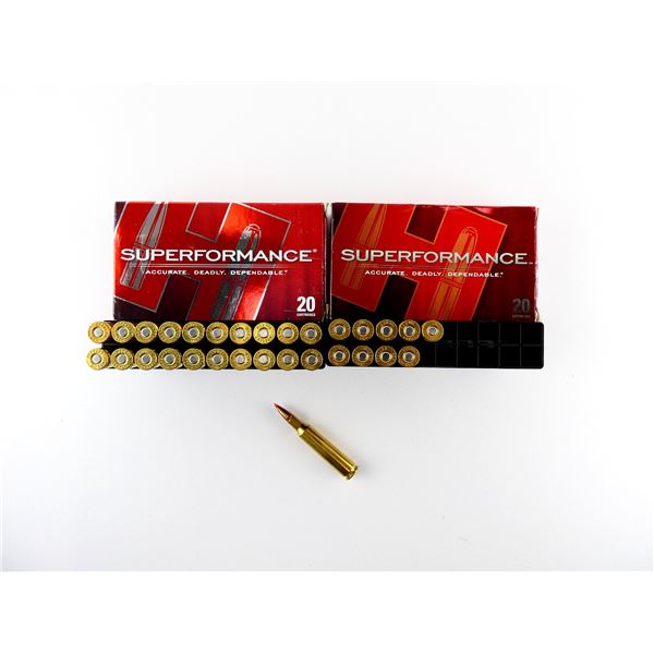 HORNADY 6MM REM AMMO LOT