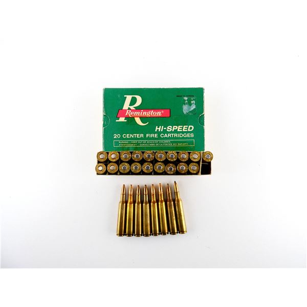 ASSORTED REMINGTON 6MM REM AMMO LOT