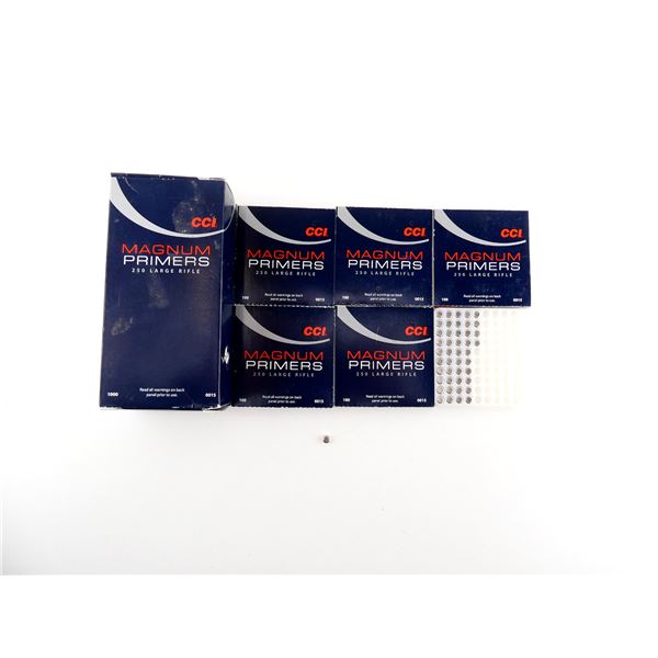 CCI NO. 250 LARGE RIFLE MAGNUM PRIMERS LOT