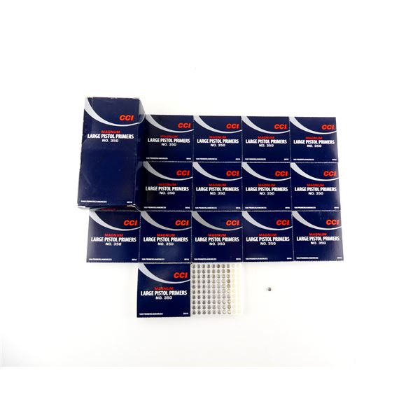 CCI NO. 350 MAGNUM LARGE PISTOL PRIMERS LOT