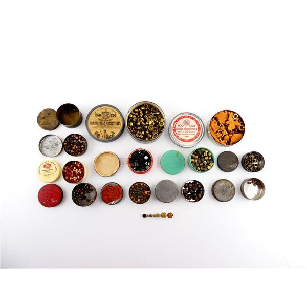 ASSORTED MUSKET CAPS / PERCUSSION CAPS AND PRIMERS LOT