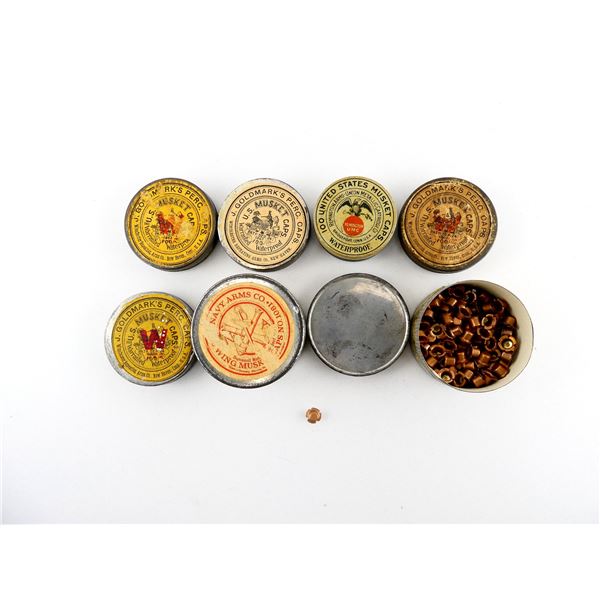 ASSORTED MUSKET CAPS LOT