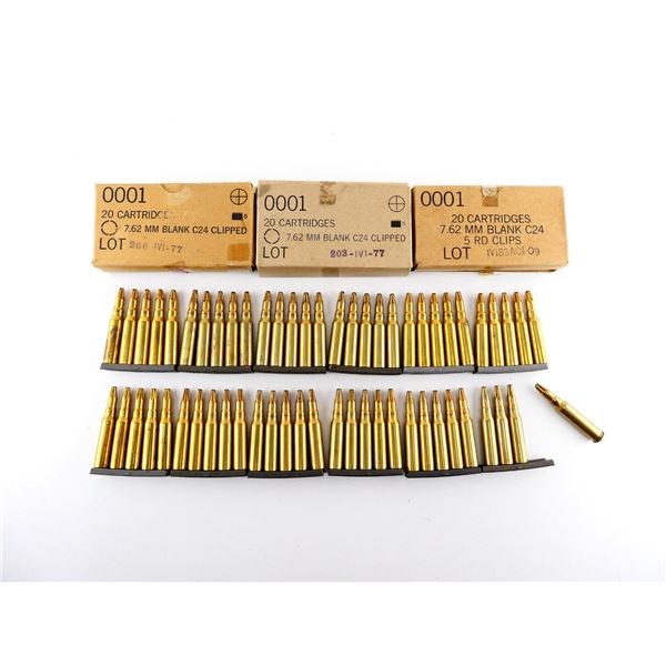 CANADIAN MILITARY 7.62MM BLANKS LOT