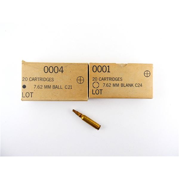 CANADIAN MILITARY 7.62MM BLANKS LOT