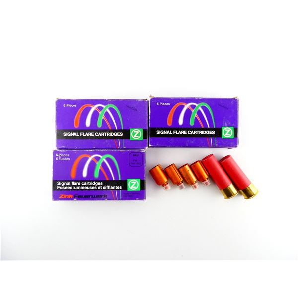 ZINC LEUCHT 12 GAUGE2 3/4" SIGNAL FLARE ;LOT