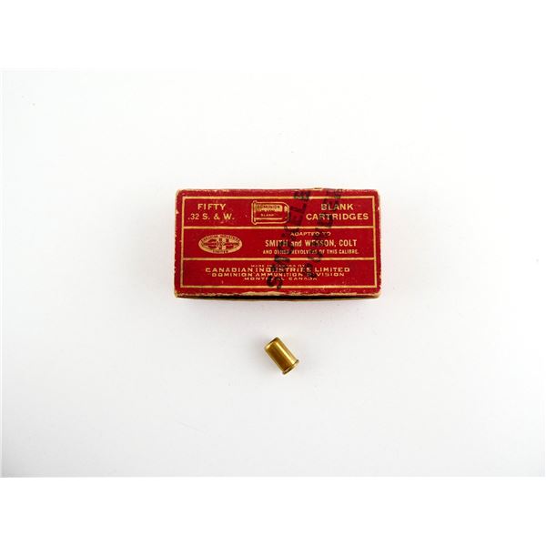 DOMINION .32 SMITH & WESSON BLANKS AND NON-PRIMED BRASS CASE LOT