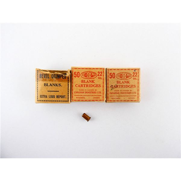 COLLECTIBLE DOMINION .22 CALIBER BLANKS LOT