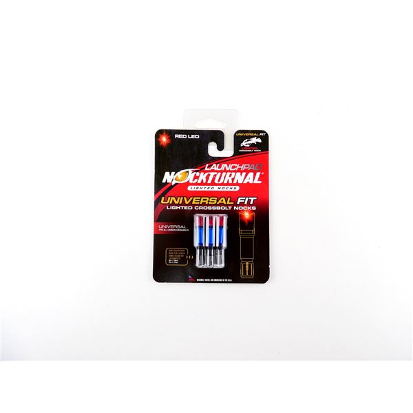 NEW LAUNCHPAD NOCKTURNAL UNIVERSAL FIT LIGHTED CROSSBOLT NOCKS LOT