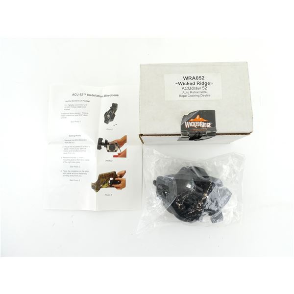 NEW WICKED RIDGE CROSSBOW WRA052 ACUDRAW 52 AUTO RETRACTABLE ROPE COCKING DEVICE LOT
