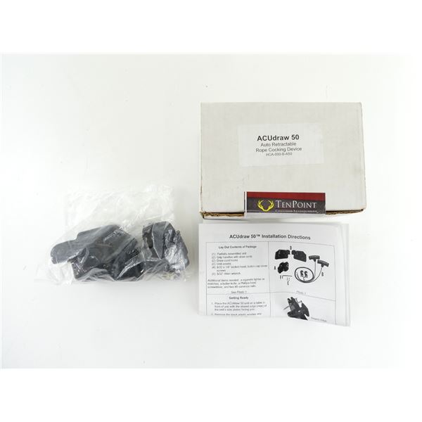 TENPOINT ACUDRAW 50 AUTO RETRACTABLE ROPE COCKING DEVICE LOT