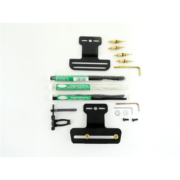 ASSORTED BOW STRINGS AND PIN SIGHTS LOT