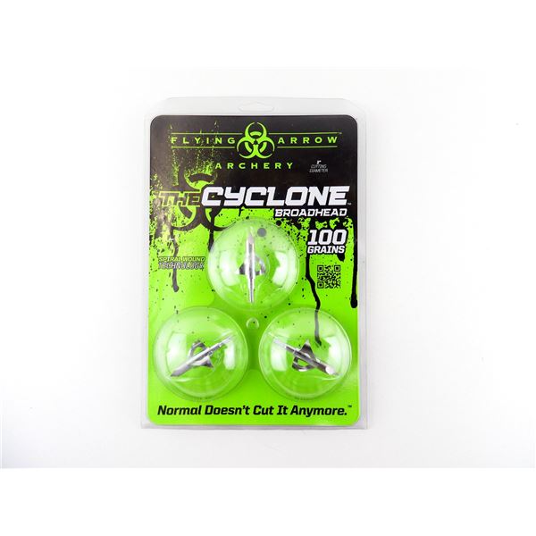 FLYING ARROW CYCLONE BROADHEAD LOT