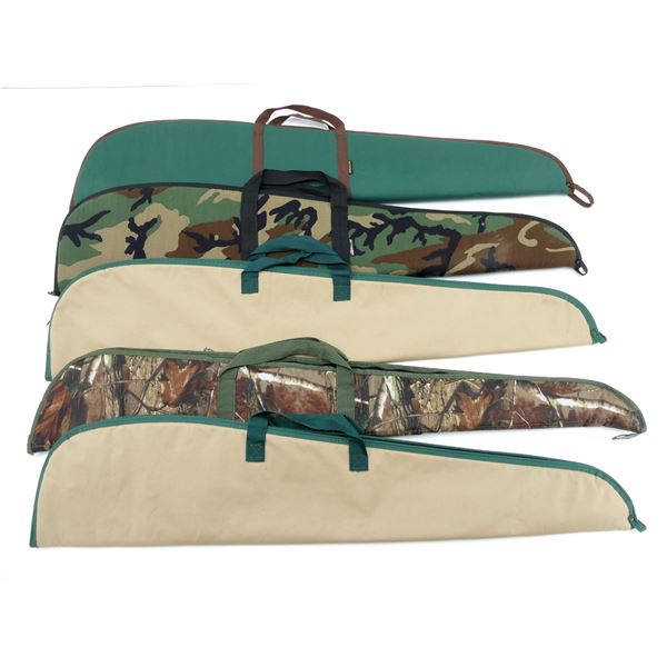 ASSORTED SOFT PADDED RIFLE CASES LOT