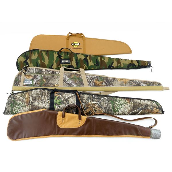 ASSORTED SOFT PADDED RIFLE CASES LOT