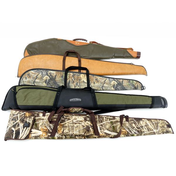 ASSORTED SOFT PADDED RIFLE CASES LOT