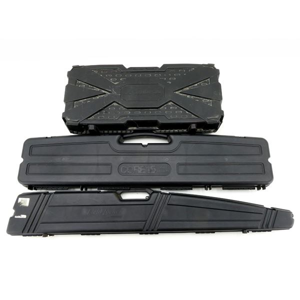 ASSORTED HARD PADDED RIFLE CASES LOT