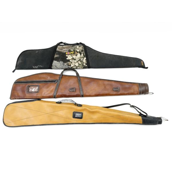 ASSORTED SOFT PADDED RIFLE CASE LOT