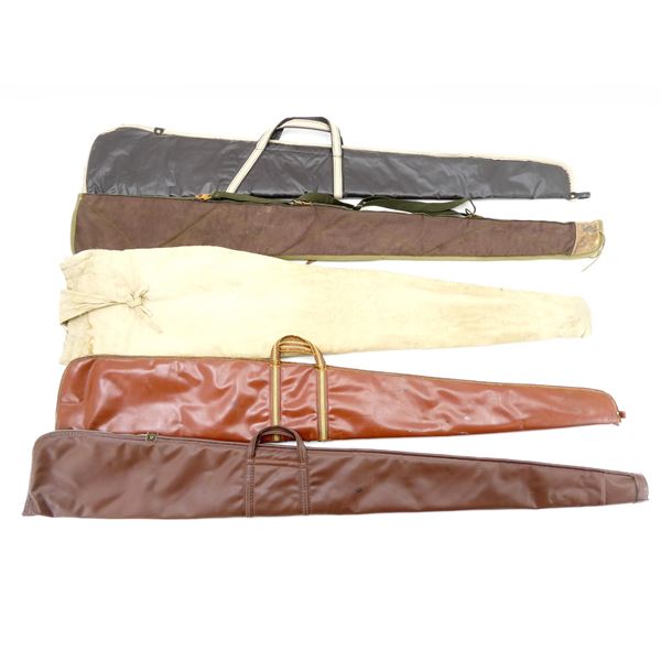 ASSORTED SOFT PADDED RIFLE CASES LOT