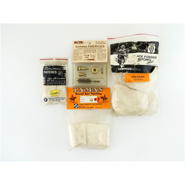 ASSORTED BLACK POWDER ACCESSORIES LOT