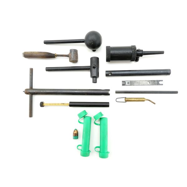 ASSORTED BLACK POWDER ACCESSORIES LOT