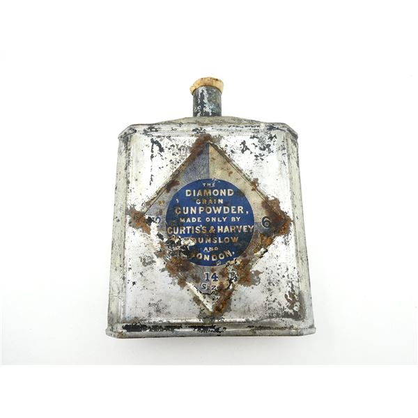 ANTIQUE CURTIS'S AND HARVEY'S BLACK POWDER TIN