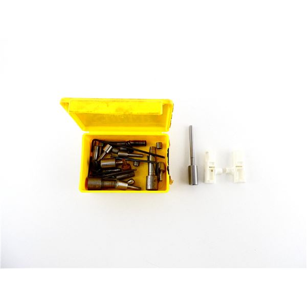 ASSORTED CASE TRIMMER PILOTS, ETC. LOT