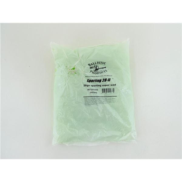 BALLISTIC PRODUCTS 28 GAUGE PLASTIC SPORTING SUPER WADS LOT