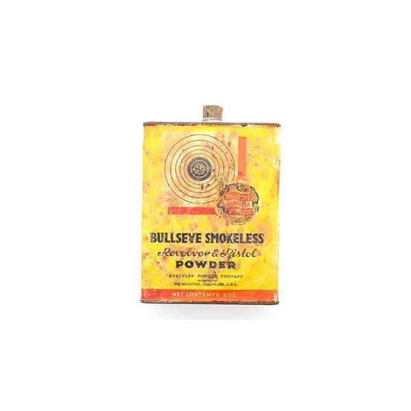 1940'S COLLECTIBLE HERCULES BULLSEYE EMPTY POWDER TIN
