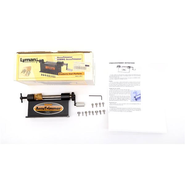 LYMAN ACCUTRIMMER LOT