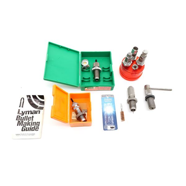 ASSORTED RELOADING DIES, ETC. LOT