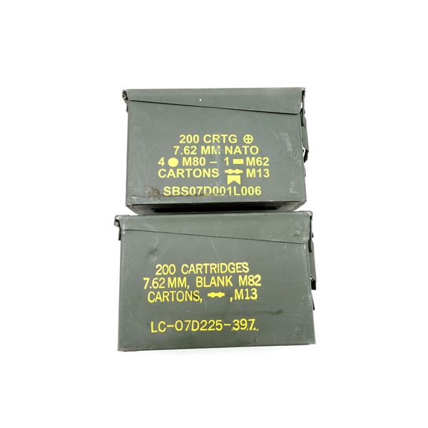 ASSORTED METAL AMMO TIN LOT