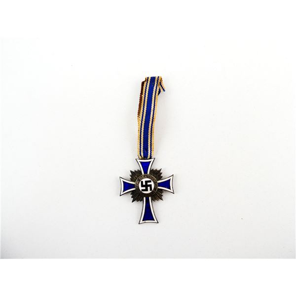 WWII GERMAN MOTHER'S CROSS OF HONOUR BRONZE MEDAL
