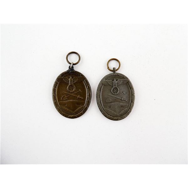 WWII GERMAN WEST WALL MEDAL LOT