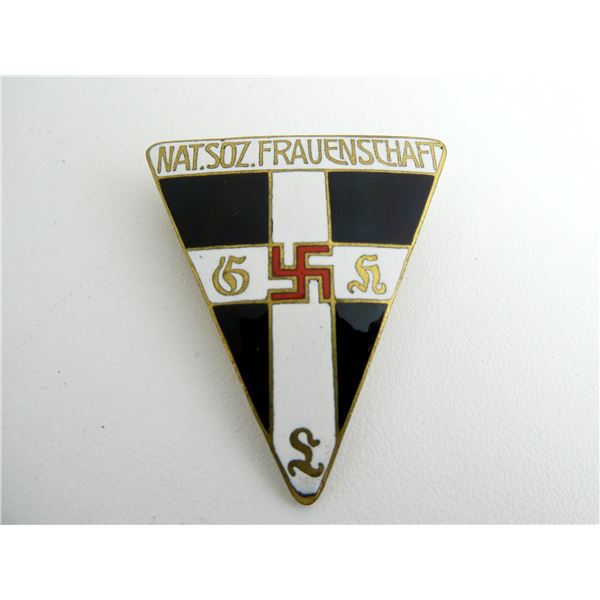 WWII GERMAN NATIONAL SOCIALIST WOMEN'S LEAGUE MEMBERSHIP BADGE