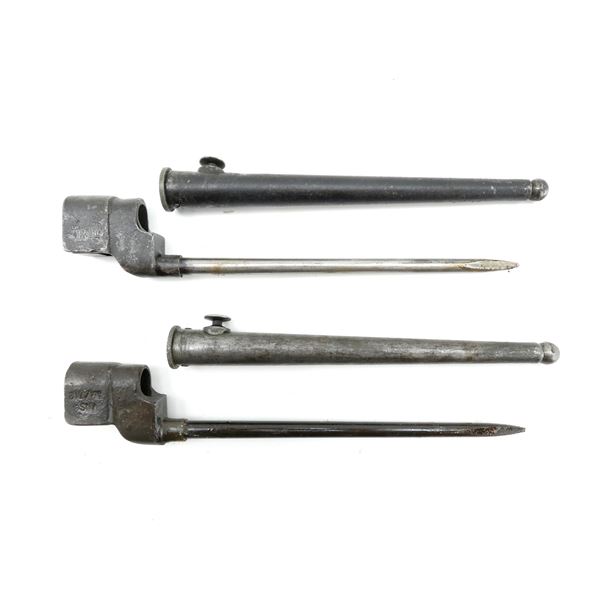 BRITISH NO.4 MKII* SPIKE BAYONET LOT