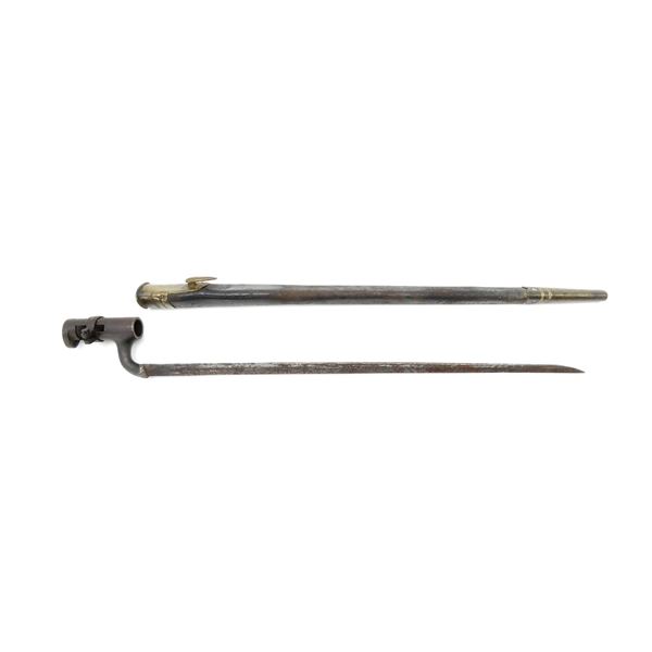 BRITISH WESTLEY RICHARDS MONKEY TAIL TRIALS SOCKET BAYONET