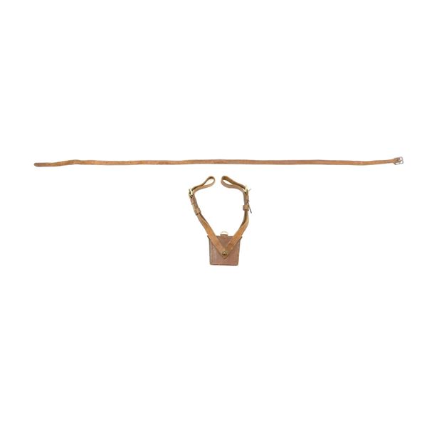 CANADIAN / BRITISH MILITARY SAM BROWNE STYLE SWORD HANGER, ETC. LOT