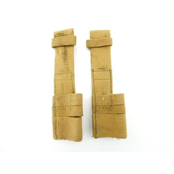 WWII ERA CANADIAN MILITARY P1907 BAYONET FROGS LOT
