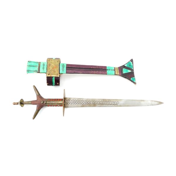 AFRICAN TUAREG TELEK STYLE ARM DAGGER