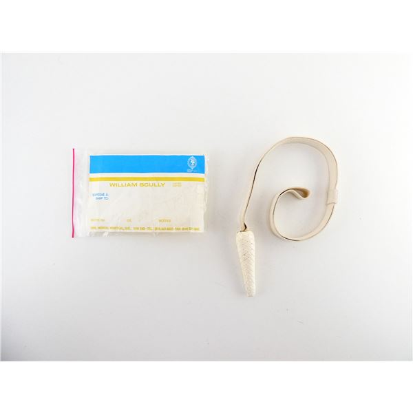 CANADIAN MILITARY WHITE LEATHER SWORD KNOT