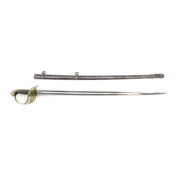 VICTORIAN CANADIAN MILITIA 1854 PATTERN INFANTRY OFFICER'S SWORD