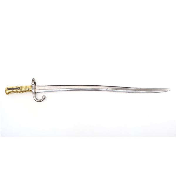 FRENCH 1866 PATTERN YATAGHAN SWORD-BAYONET