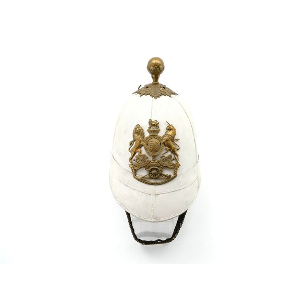 VICTORIAN ERA BRITISH ROYAL ARTILLERY PITH HELMET