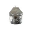 Image 1 : EARLY 1900'S NAMED UNKNOWN MILITARY HEAD WEAR STORAGE TIN