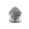 Image 2 : EARLY 1900'S NAMED UNKNOWN MILITARY HEAD WEAR STORAGE TIN