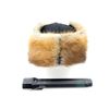 Image 2 : CANADIAN MILITARY MUSKRAT FUR HAT WITH PELICAN FLASHLIGHT LOT